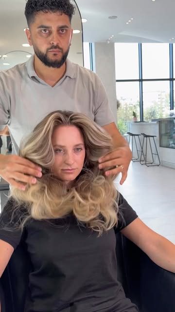 Balayage bionde nga Mario